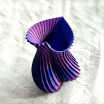 Vaso de coração Roxo