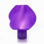 Abajur Roxo – Design Moderno com Efeito Luminoso Sofisticado