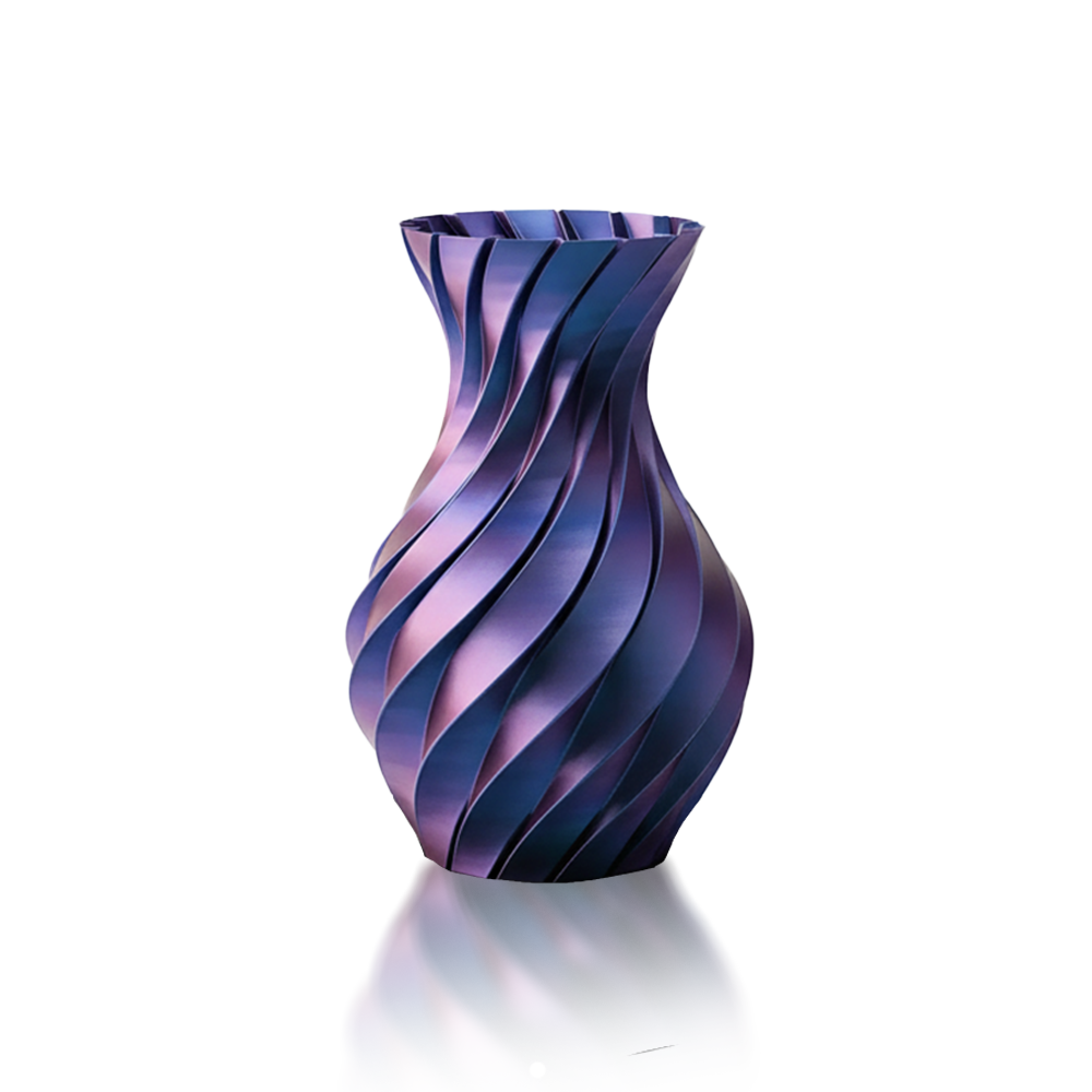 Vaso Decorativo Degradê Roxo/Azul Design Moderno e Exclusivo