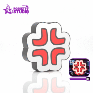 Luminária Raiva Anime 17cm • Luz LED Decorativa • Estilo Emoticon Japonês – segunda imagem