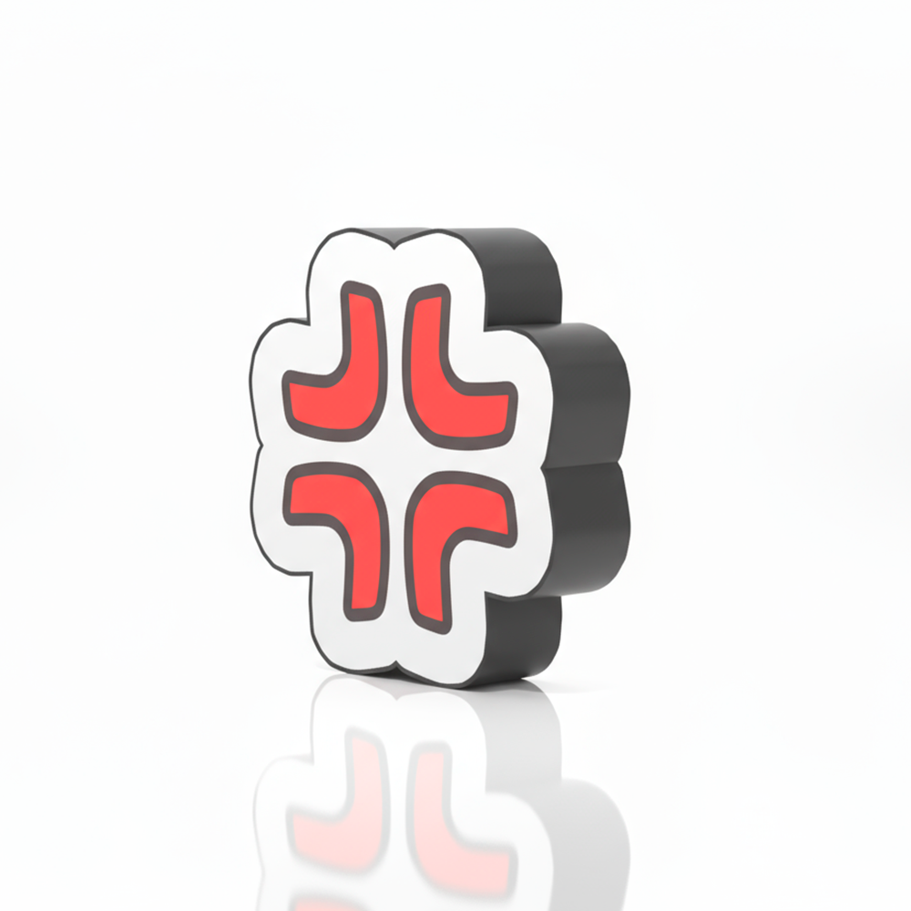 Luminária Raiva Anime 17cm • Luz LED Decorativa • Estilo Emoticon Japonês