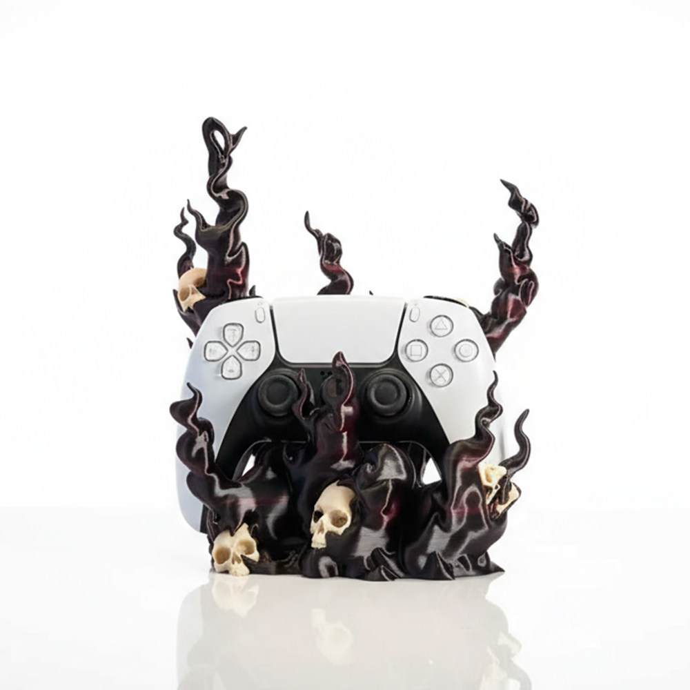 Suporte para Controle “Inferno das Sombras” – Edição Gamer Dark Flames | Rossetto Studio