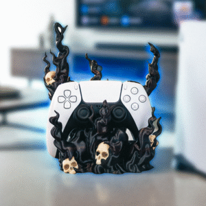 Suporte para Controle “Inferno das Sombras” – Edição Gamer Dark Flames | Rossetto Studio