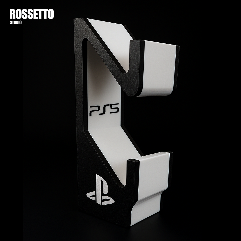 Suporte Duplo para Controles PS5 – Design Moderno Gamer