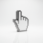 Lightbox Mão Pixel Click – Iluminação Gamer 20cm com Fonte 12V Inclusa