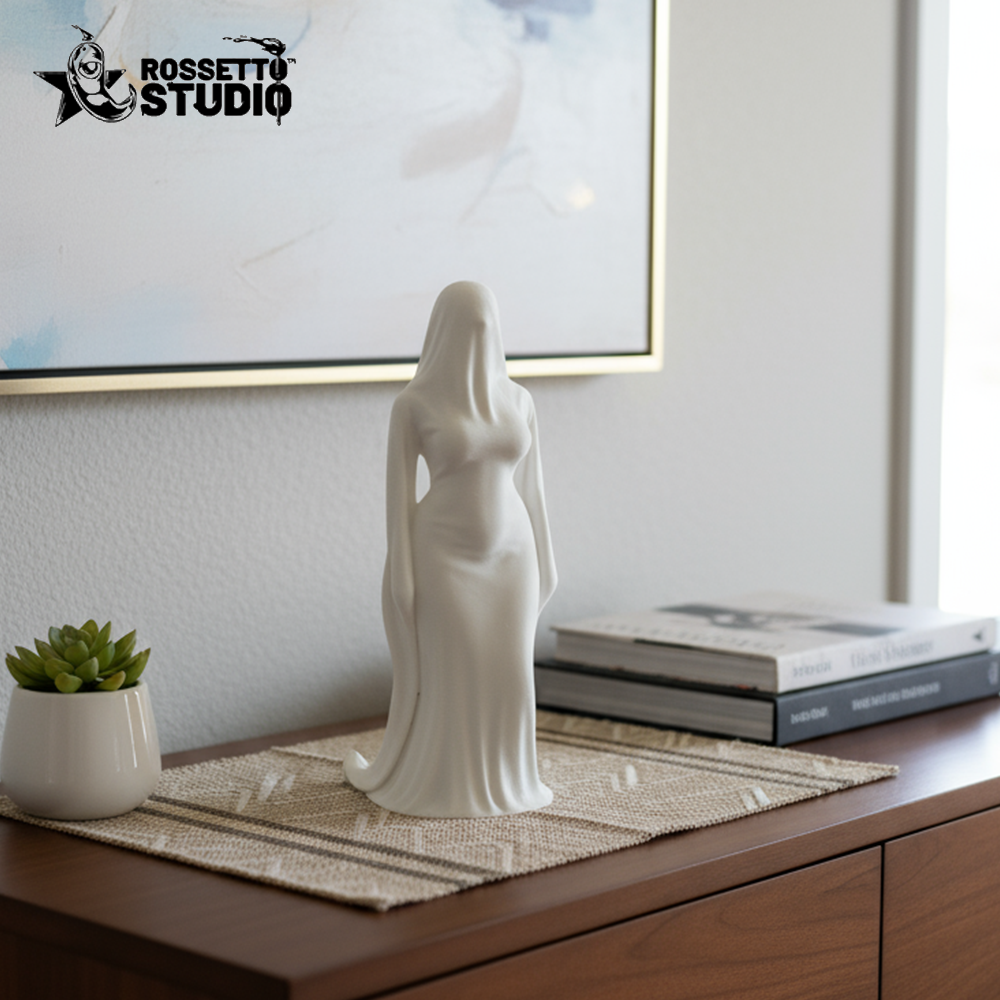 Estátua Fantasma Decorativo 15cm – Escultura halloween