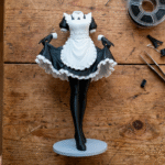 Figure Maid Invisível 20cm • Colecionável Exclusivo • Impressão 3D Premium • Acabamento Perfeito