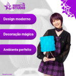 Luminária Moderna Tripé • Luz LED Inclusa • Design Decorativo Elegante – 30x21cm