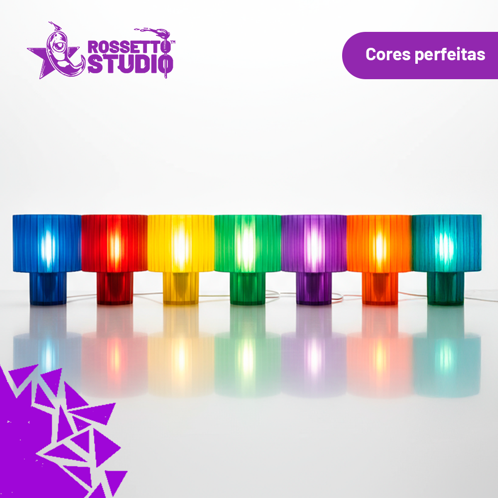 Luminária Aurora Verde – Luz Suave Decorativa Design Moderno 22cm Rossetto Studio