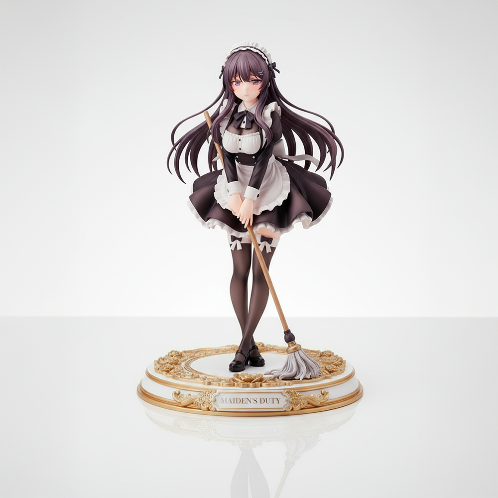 Figure Maid Misteriosa  ( Maiden’s DUTY ) 20cm • Estátua de Empregada Estilo Anime Colecionável Premium Rossetto Studio