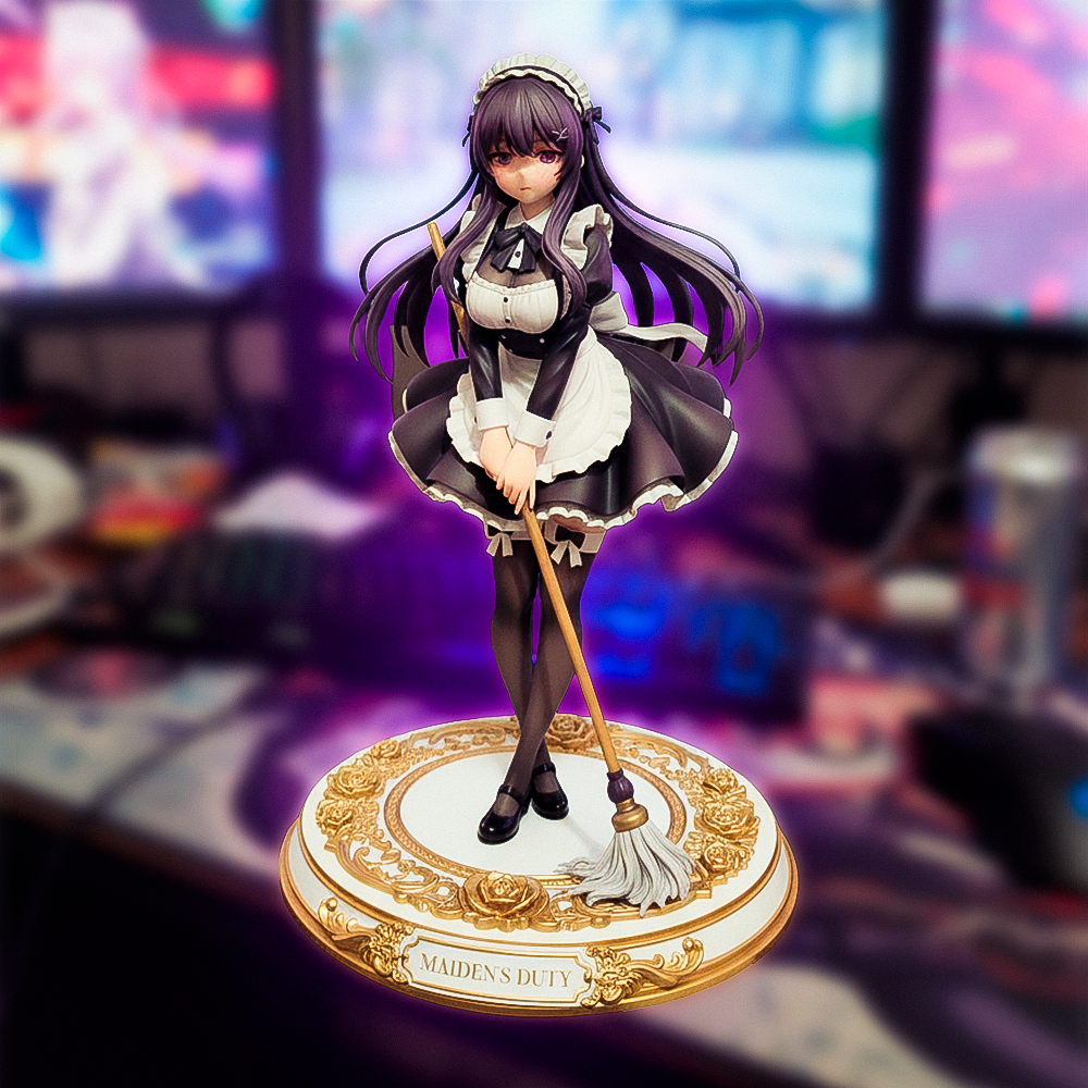 Figure Maid Misteriosa  ( Maiden’s DUTY ) 20cm • Estátua de Empregada Estilo Anime Colecionável Premium Rossetto Studio