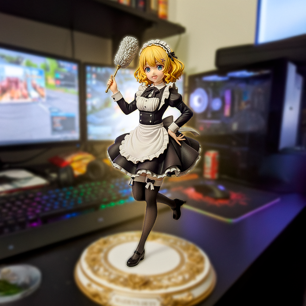 Figure Maid Elegante ( Maiden’s DUTY ) 20cm • Estátua de Empregada Estilo Anime • Colecionável Premium | Rossetto Studio