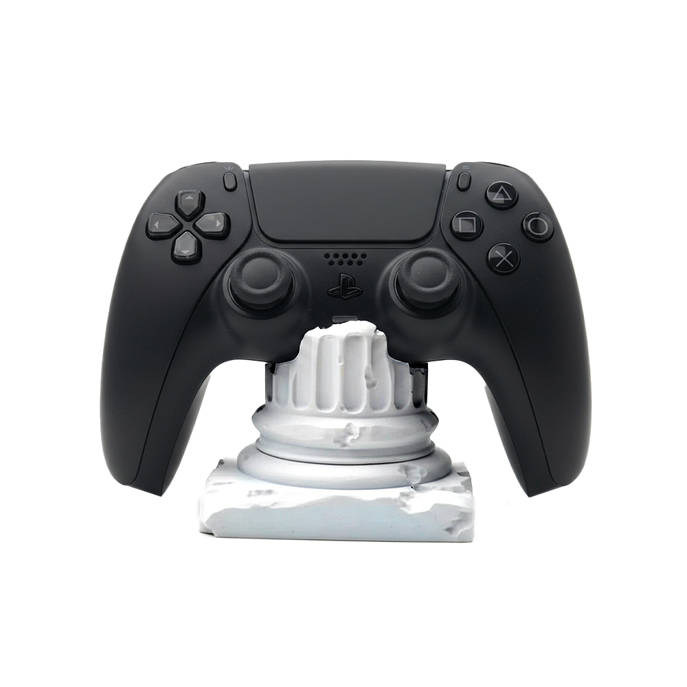 Suporte para Controle Xbox e PS5 – Base Decorativa em Coluna Clássica olimpo