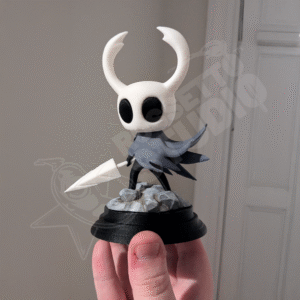 Cavaleiro 3D 10cm • Estátua Knight Hollow Knight • Decoração Gamer e Colecionável Premium Knight