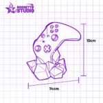 Suporte para Controle Xbox – Base Gamer Cristal Verde neon