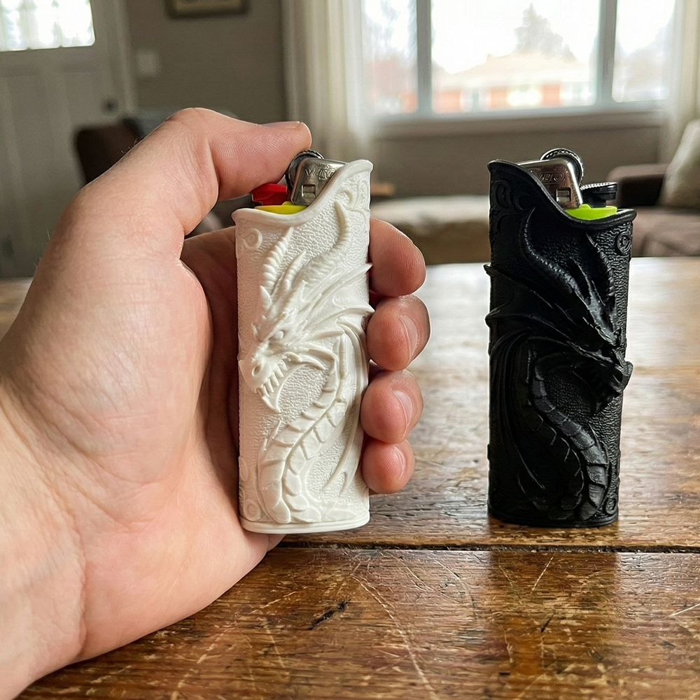 Porta-Isqueiro Dragon (Capa Decorativa) – Isqueiro BIC